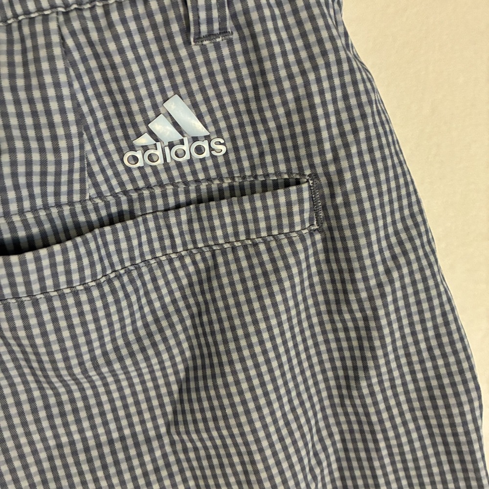 Adidas Ultimate365 Golf Shorts Mens Size 38 Comfort Waist Check Logo Performance - Picture 5 of 10